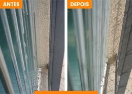 Troca de Silicone entre os Vidros